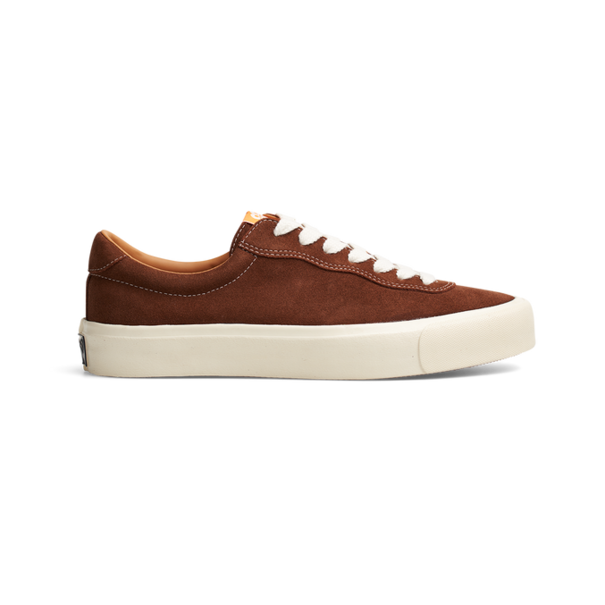 Last Resort AB Suede Low / Chocolate Brown and White