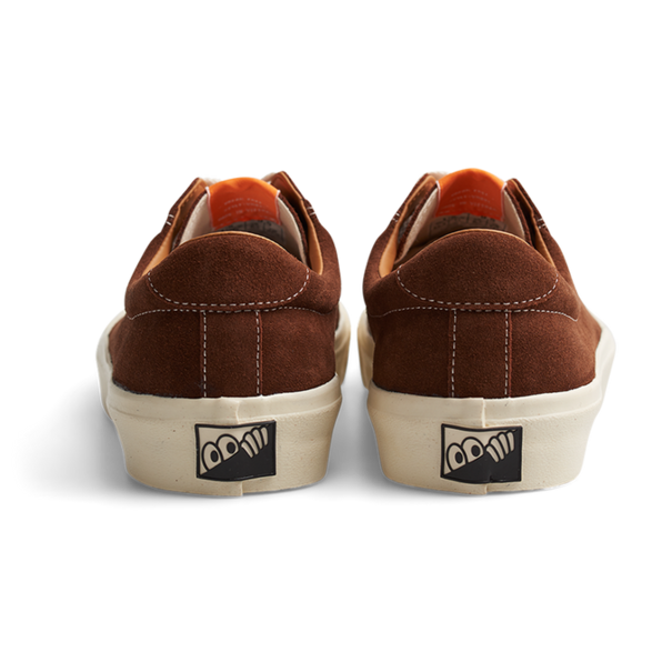 Last Resort AB Suede Low / Chocolate Brown and White