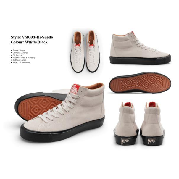 Last Resort AB Suede Hi / White and Black