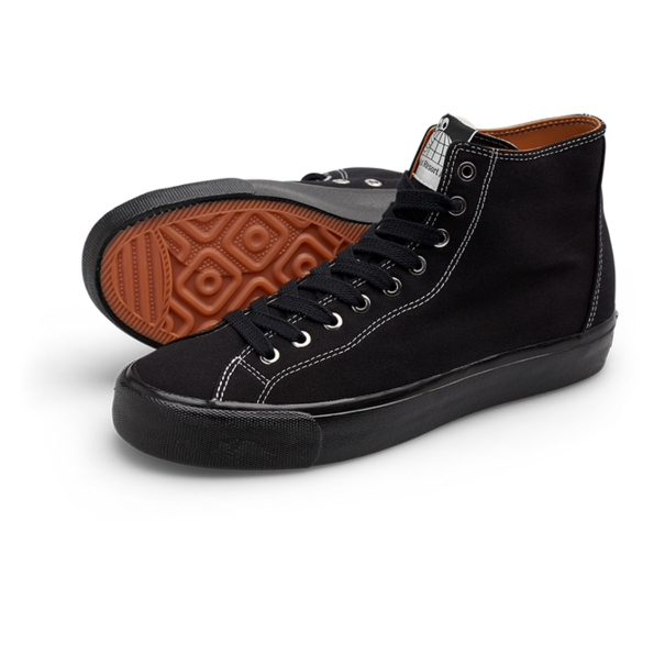 Last Resort AB Suede Hi / Black Black and White
