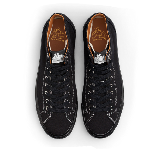 Last Resort AB Suede Hi / Black Black and White