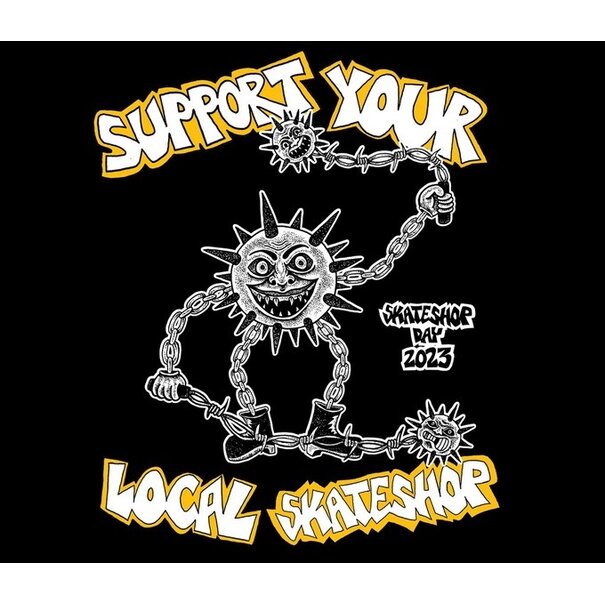 THE BOARDING HOUSE BH SkateShopDay T-Shirt - Black