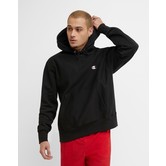 Reverse Weave Hoodie Capuchon / Black