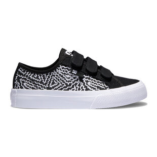 Manual V Shoes / Black and White Print