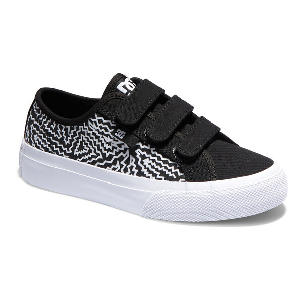 DC Shoes Manual V Shoes / Black and White Print