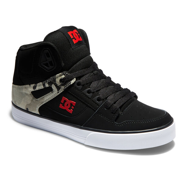 DC Shoes Men's Pure High-Top Shoes - Astro Camo Black