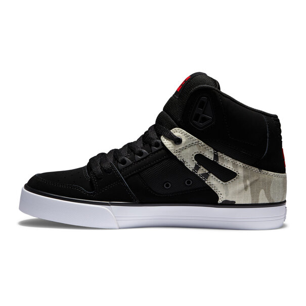 DC Shoes Men's Pure High-Top Shoes - Astro Camo Black