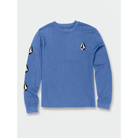Iconic Stone Long Sleeve Tee / Marina Blue