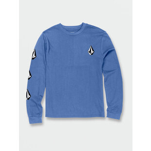Iconic Stone Long Sleeve Tee / Marina Blue