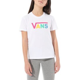 Girls Flying V Crew / White and Multi