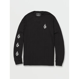 Iconic Stone Long Sleeve Tee / Black