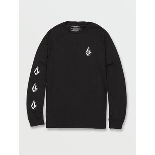 Iconic Stone Long Sleeve Tee / Black