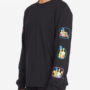 Toddler Simpsons Family Long Sleeve / Black