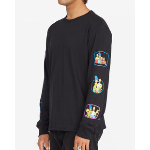 Toddler Simpsons Family Long Sleeve / Black