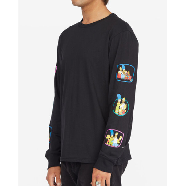 BILLABONG Toddler Simpsons Family Long Sleeve / Black