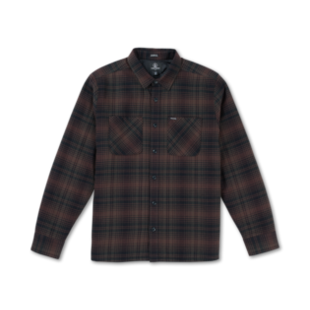 OVERSTONED FLANNEL Long Sleeve - MAHOGANY