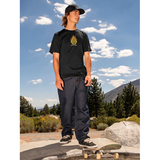 Volcom SKATE VITALS RUBBLE Short Sleeve Tee - Black
