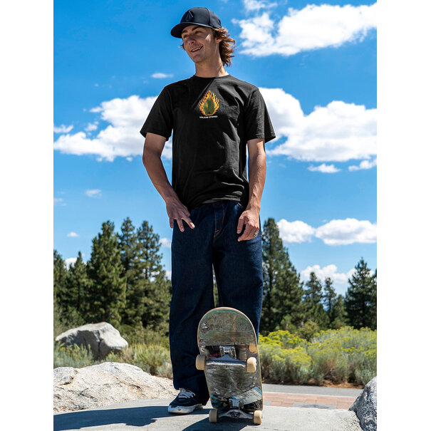 Volcom SKATE VITALS RUBBLE Short Sleeve Tee - Black