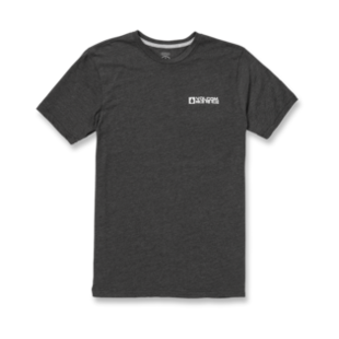 SLIDER Short Sleeve Tee - Dark Black Heather