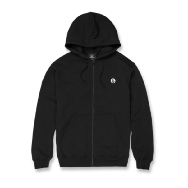 Volcom Single Stone Zip Fleece Hoodie - Black