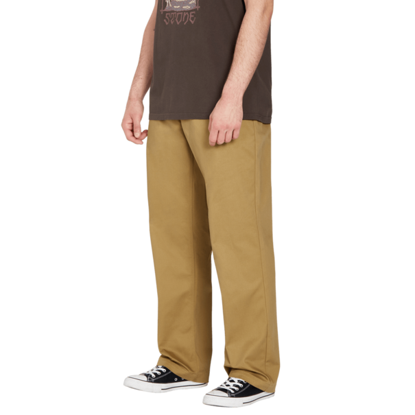 Volcom FRICKIN SKATE CHINO PANT - Dark Khaki