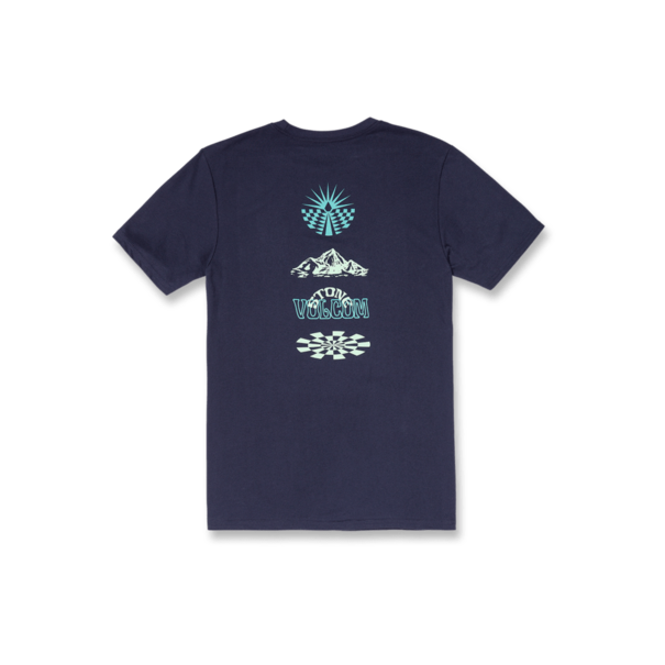 Volcom CHIMNEY TECH Short Sleeve Tee - Navy