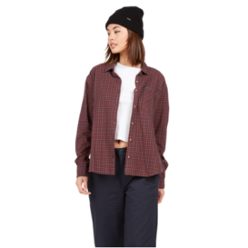 Plaid To Meet U Long Sleeve Midnight Blue