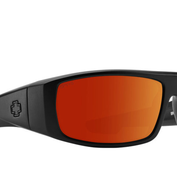 Spy Optics Logan ANSI RX Matte Black With Happy Boost Polar Orange Mirror Lenses