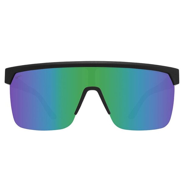 Spy Optics Flynn 5050 Matte Neon Pink With Happy Gray Light Green Mirror Lenses