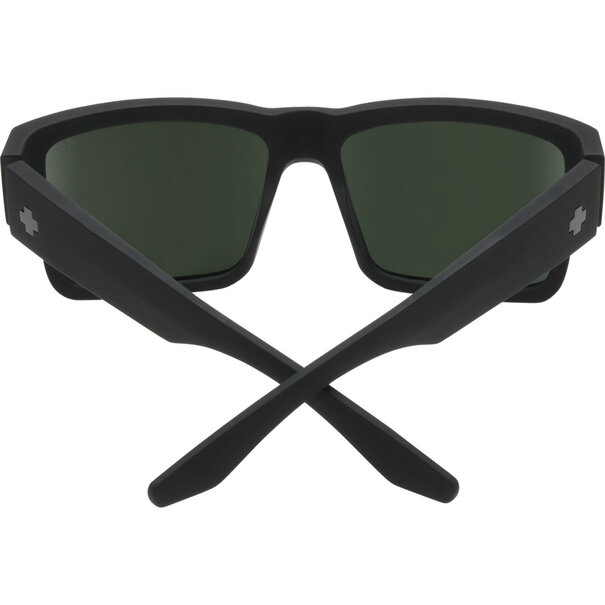 Spy Optics Cyrus Soft Matte Black With Happy Grey Green Polarized Lenses