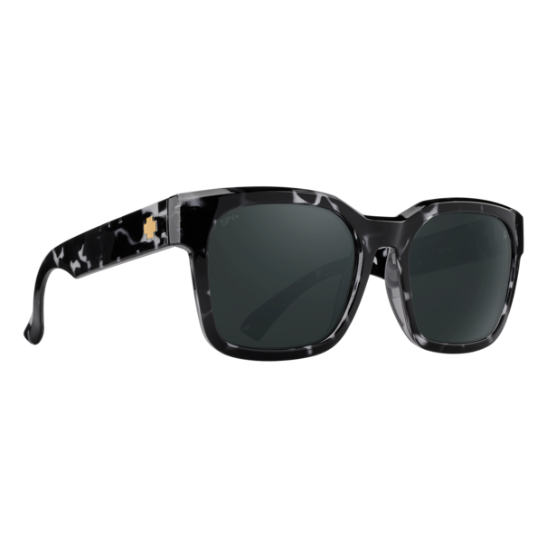 Spy Optics Dessa Black Marble Tortoise With Happy Gray Green Black Mirror Lenses
