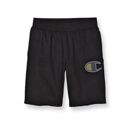 10" Reverse Weave Cut Short / Black