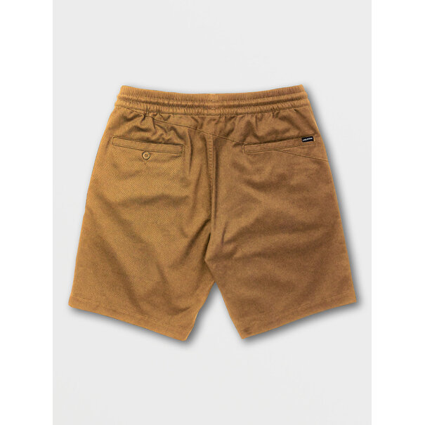 Volcom Frickin Elastic Waist Short 19 / Dark Khaki