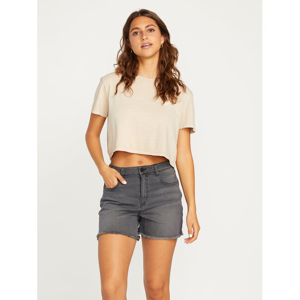 Volcom Stn Step Hirise Shrt Vintage Black