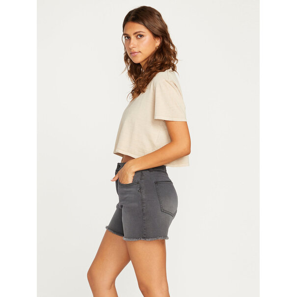 Volcom Stn Step Hirise Shrt Vintage Black