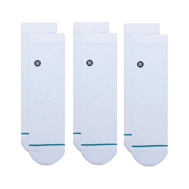 Stance Socks STP Icon Quarter Socks 3-Pack / White