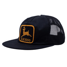 Deer 5 Panel Polo Hat / Black