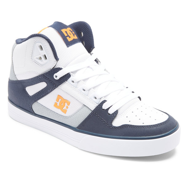 DC Shoes Pure High Top WC / White, Grey and Orange