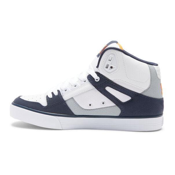 DC Shoes Pure High Top WC / White, Grey and Orange