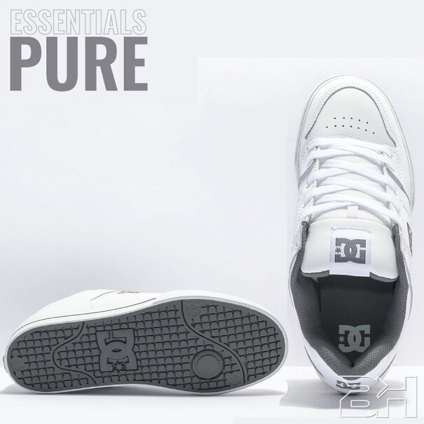 DC Shoes Pure / White Battleship