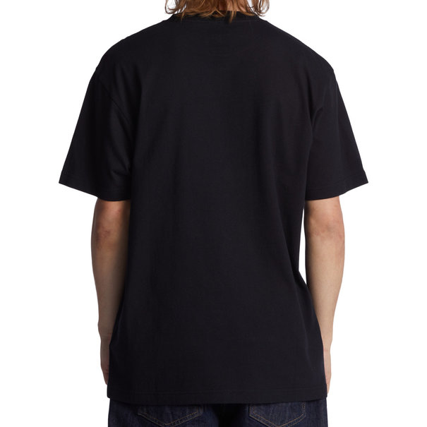 DC Shoes Square Star Fill Tee / Black and Fire Camo