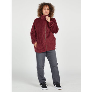 Pheelin Phuzzy Zip / Burgundy