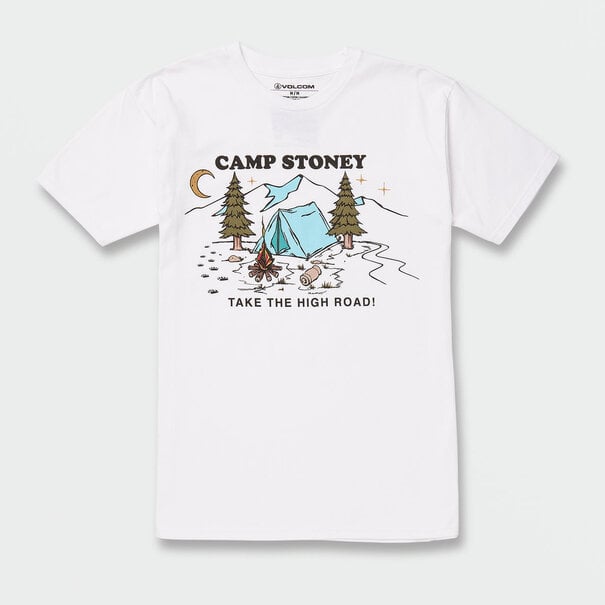 Volcom Camp Stoney Short Sleeve / White