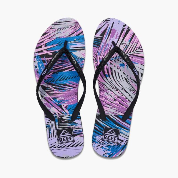 Reef Seaside Print Sandal / Palm Fronds