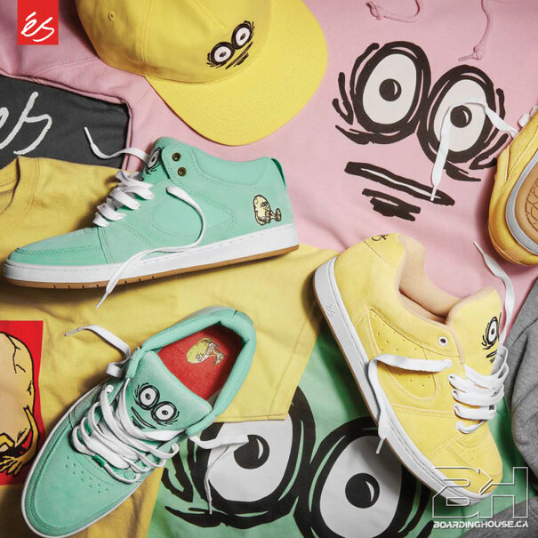 ES Footwear Accel Slim Mid x Egg Cell / Aqua