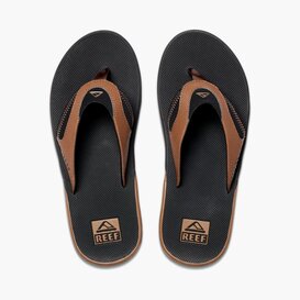 Fanning Sandal / Black And Tan