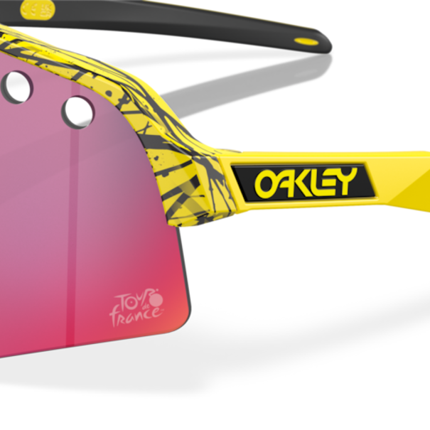 Oakley Sunglasses Sutro Lite Sweep Tour De France 2023 Splatter With Prizm Road Lenses