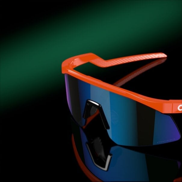 Oakley Sunglasses Hydra Neon Orange With Prizm Sapphire Lenses