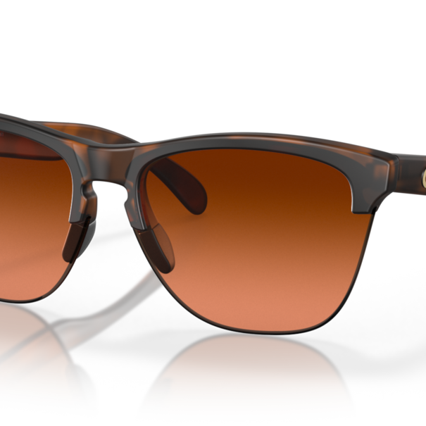 Oakley Frogskins Lite Matte Brown Tortoise With Prizm Gradient Brown Lenses