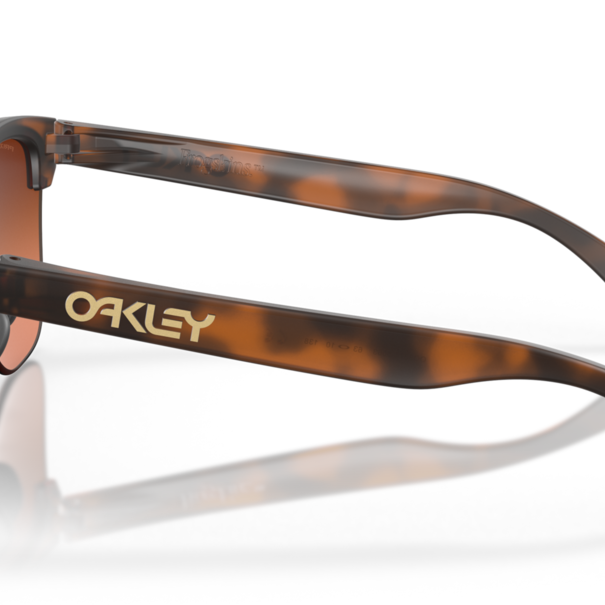 Oakley Sunglasses Frogskins Lite Matte Brown Tortoise With Prizm Gradient Brown Lenses